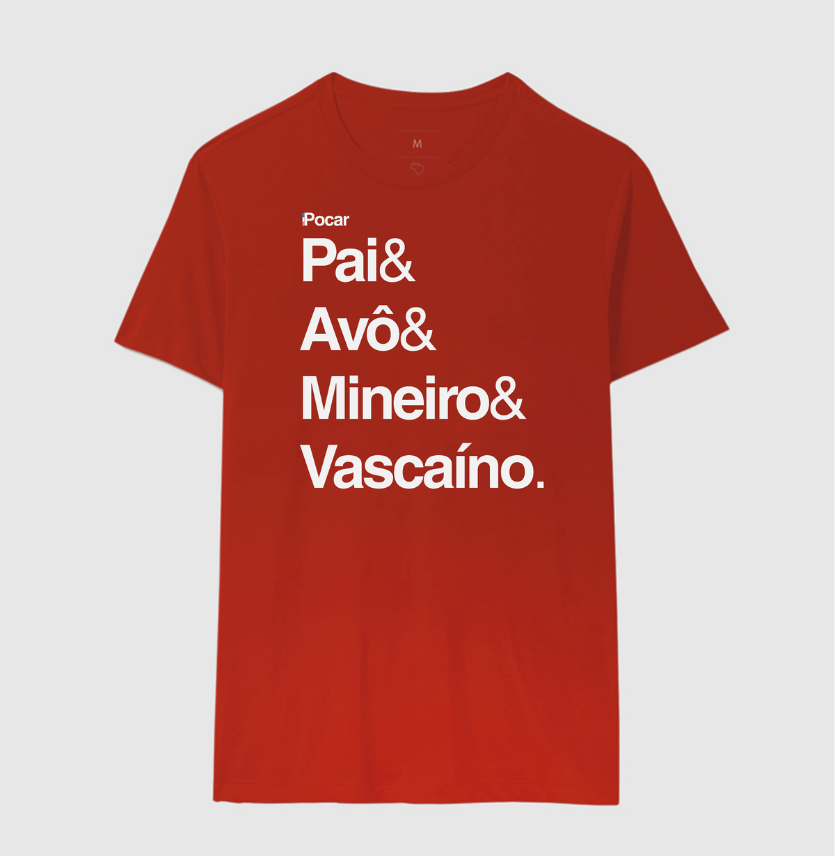 Camiseta | Pai, Avô, Mineiro e Vascaíno