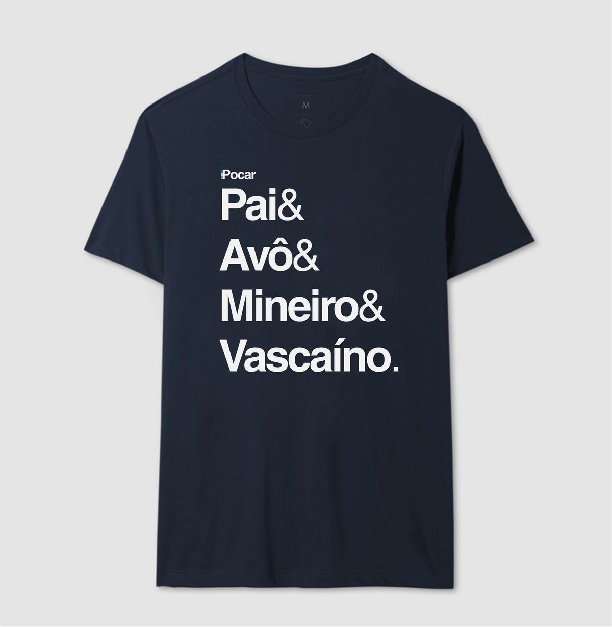Camiseta | Pai, Avô, Mineiro e Vascaíno