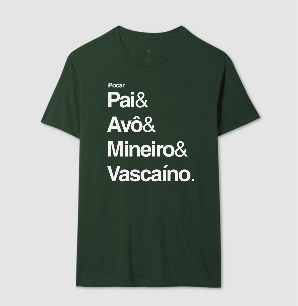 Camiseta | Pai, Avô, Mineiro e Vascaíno