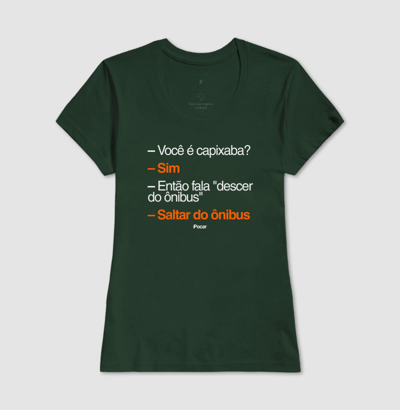 Camiseta | Capixabês - Saltar do ônibus