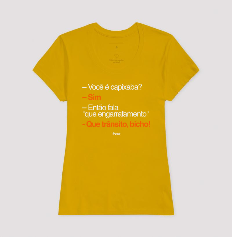 Camiseta | Capixabês - Que trânsito, bicho!