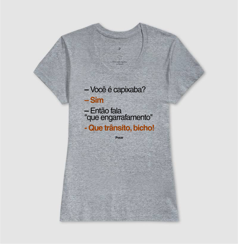 Camiseta | Capixabês - Que trânsito, bicho!
