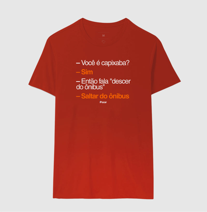 Camiseta | Capixabês - Saltar do ônibus