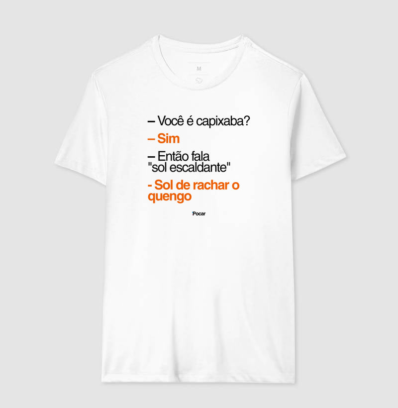Camiseta | Capixabês - Sol de rachar o quengo